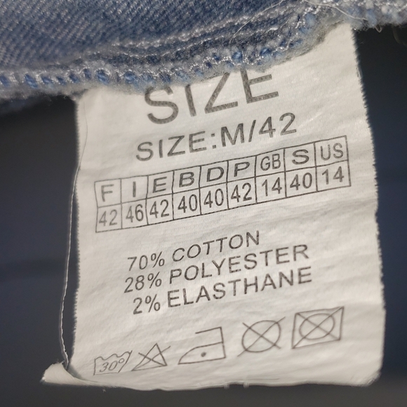 JEAN VEST SZ M KISS PINK - Picture 7 of 8